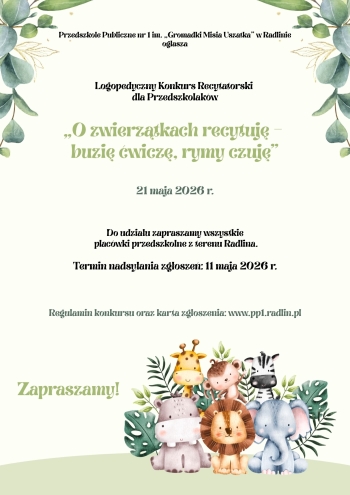 Regulamin Konkursu Logopedycznego